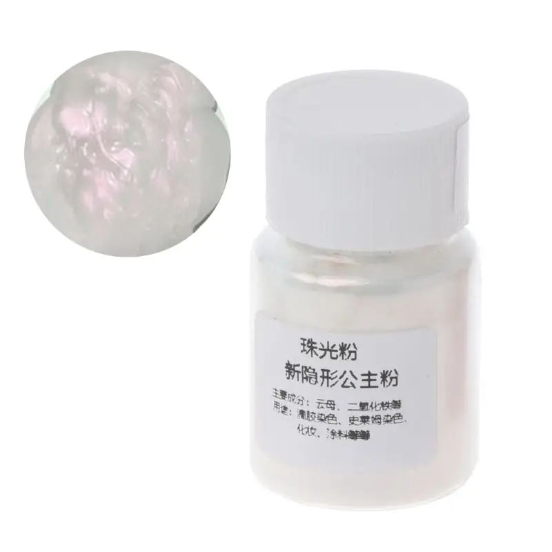 White Pink Полимерный краситель порошок слюда жемчужный пигмент красители Кристалл грязи смолы ювелирных изделий - Цвет: White Pink
