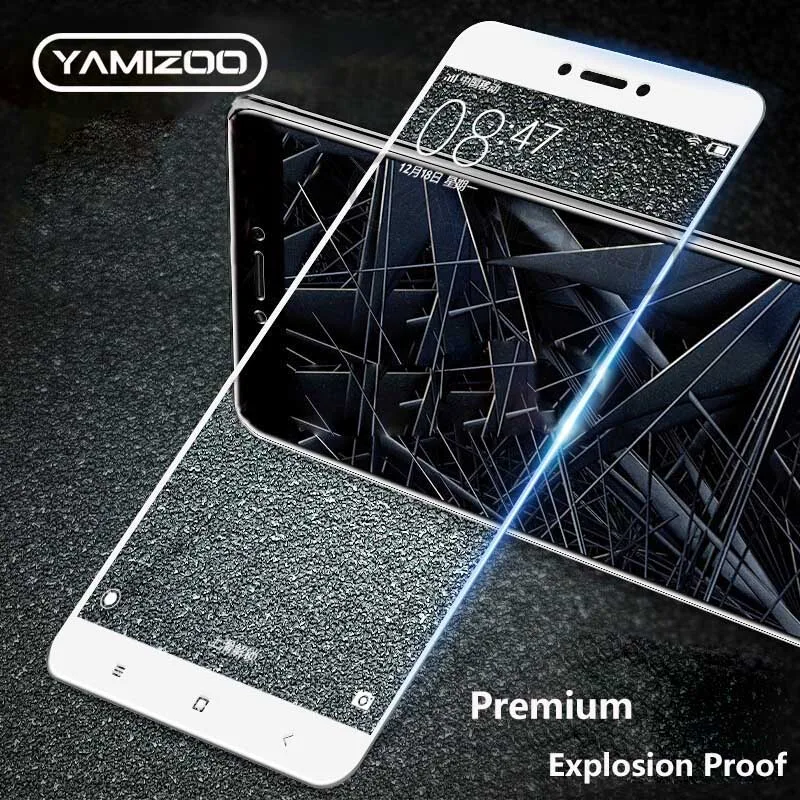 Защитное стекло YAMIZOO для Xiaomi Redmi 4x защита экрана пленка 9 H полное закаленное