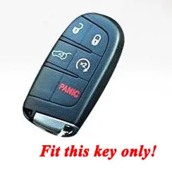 Чехол для ключа автомобиля силиконовый чехол Jeep wrangler Grand Cherokee compass longitude Patriot Dodge Ram