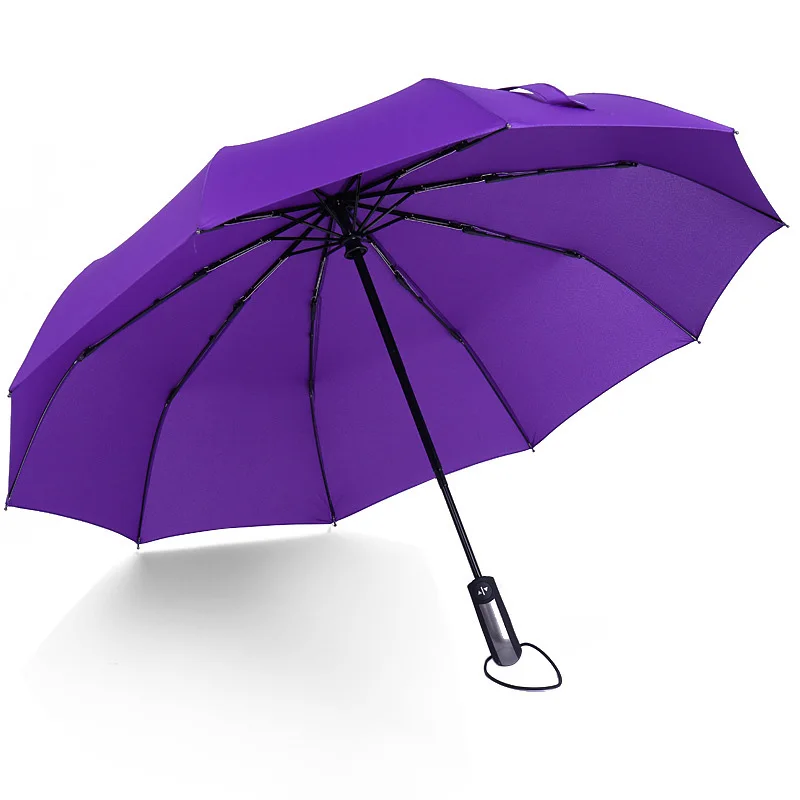 Wind Resistant Folding Automatic Umbrella Rain Women Auto Big Windproof Umbrellas For Men Business affairs large | Дом и сад