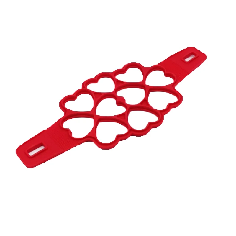 Антипригарное сердце фантастические флиппин блина силиконовые яйца кольцо