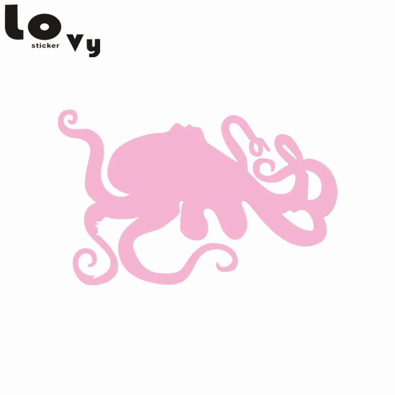 Плавательный Осьминог виниловая Автомобильная мультяшная наклейка животное |