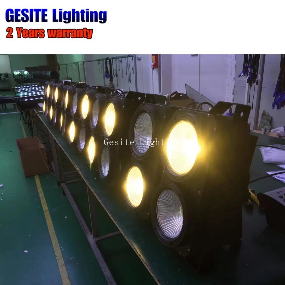 Матрица cob blinder light 4x100watt 4eye COB LED Wash High power DMX Stage 4 шт./лот|Эффект освещения сцены| |