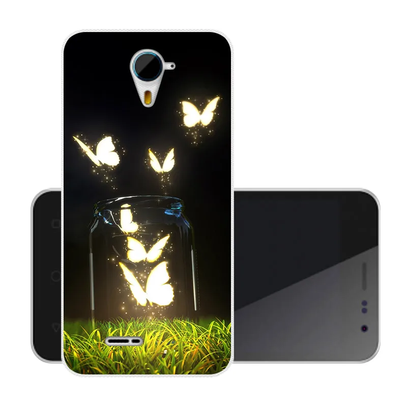 Fanatu 4 5 &quotчехол Micromax Canvas Pace 4G Q415 задняя крышка мягкий TPU силиконовый чехол для