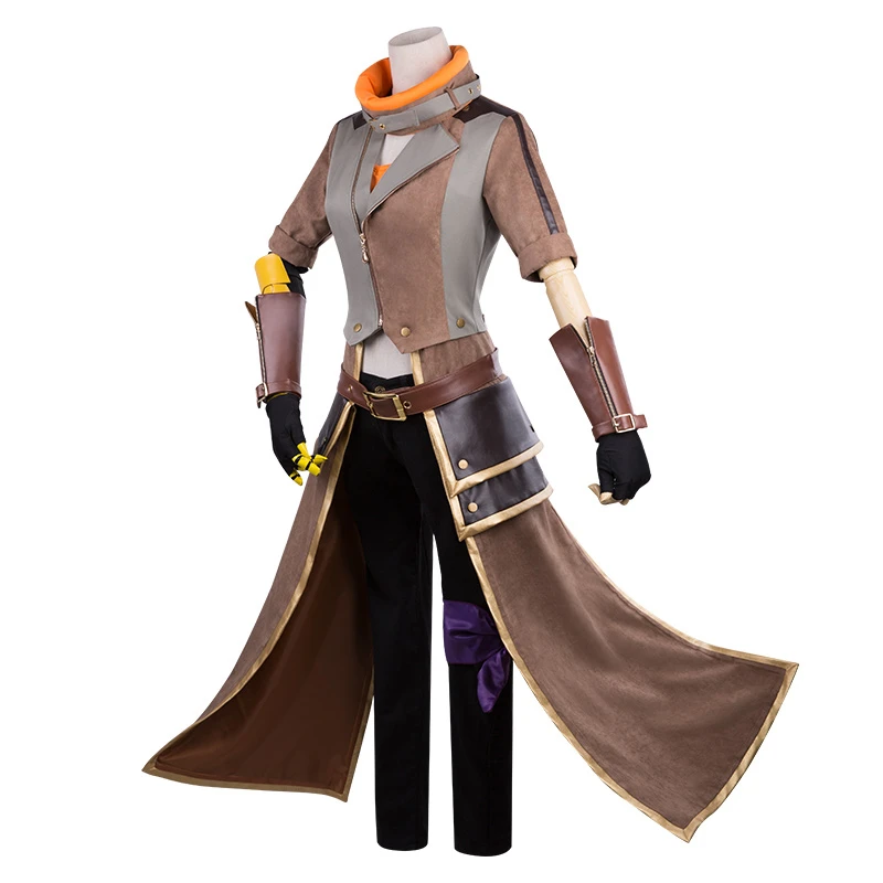 Новый аниме сезон 4 желтый Ян Сяо длинный косплей костюм на Рождество женская