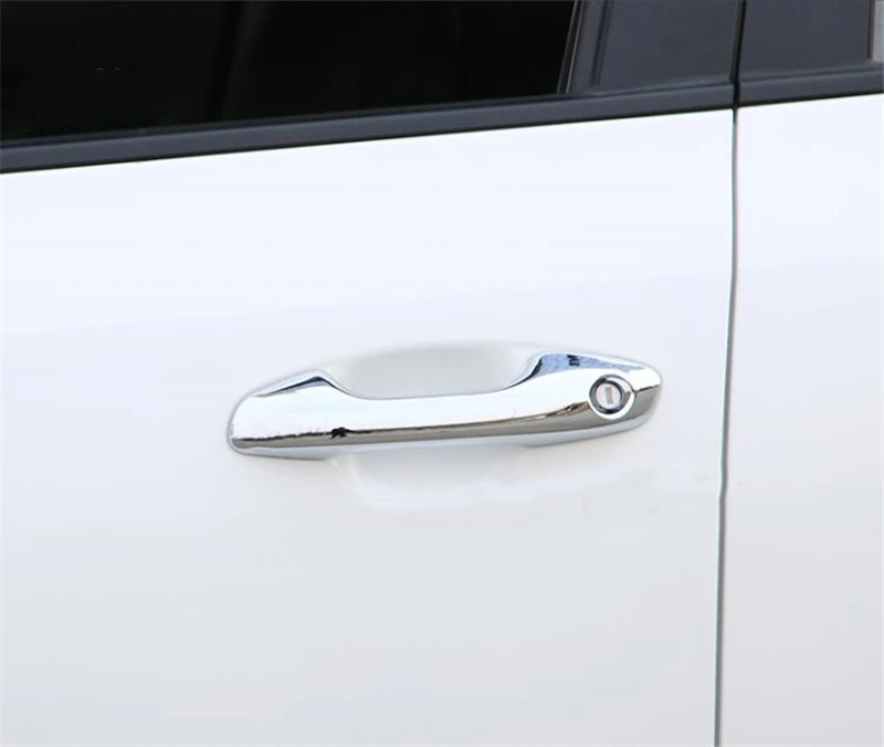For Kia Rio 2017 2018 New Chrome Door Handle Catch Cover Trim Cap Car Styling Stickers Auto Accessories 4Pcs | Автомобили и