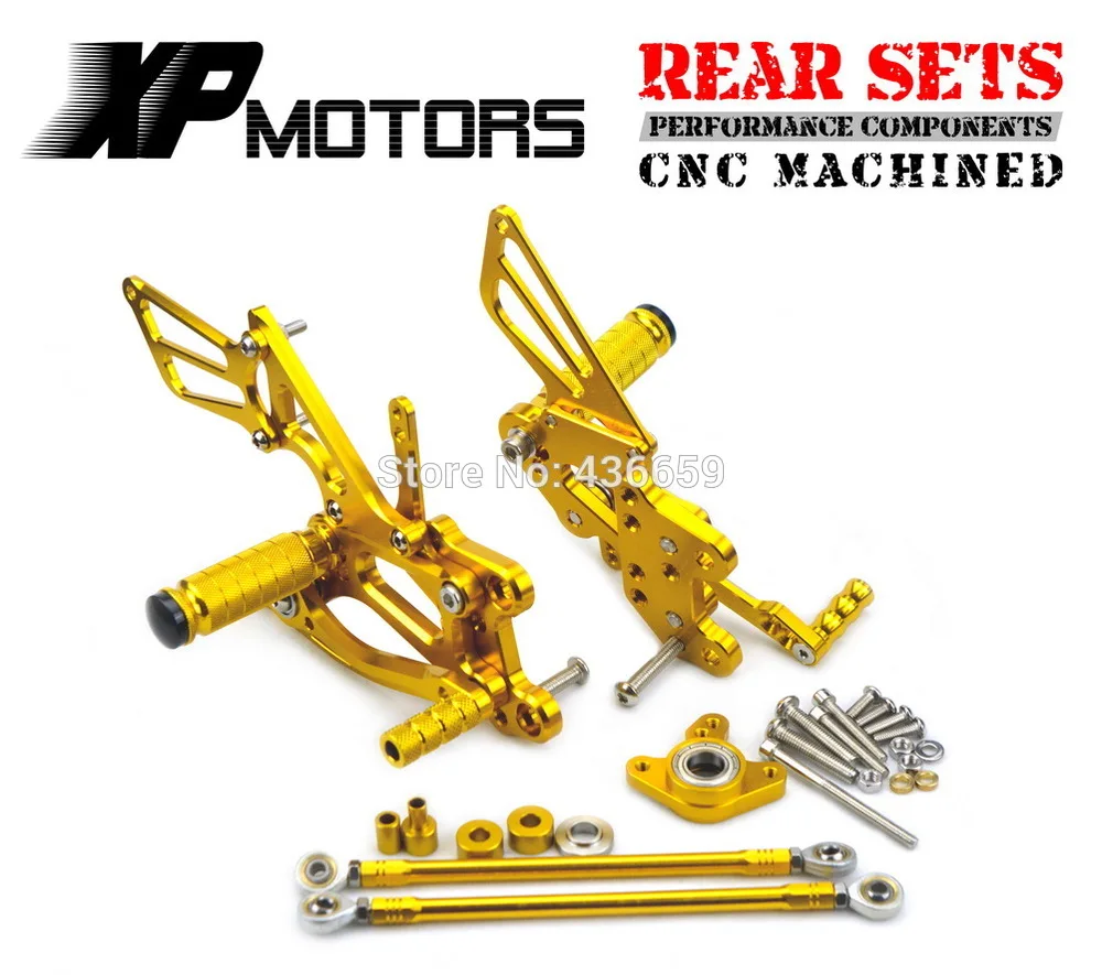 ЧПУ педали для ног Rearset Сзади наборы ухода за кожей Honda CBR600RR 2003 2006 CBR1000RR 2004 2007 CBR 600RR