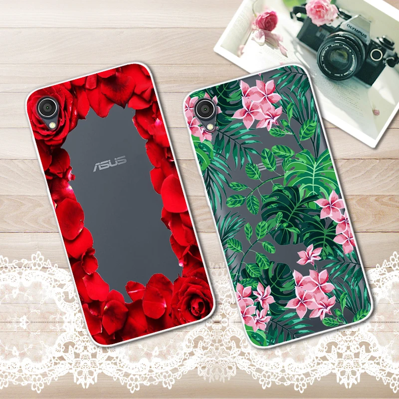 Case For Asus Zenfone Live L1 Za550kl 5.5 inch Transparent Printing Drawing Silicone Phone Cover |