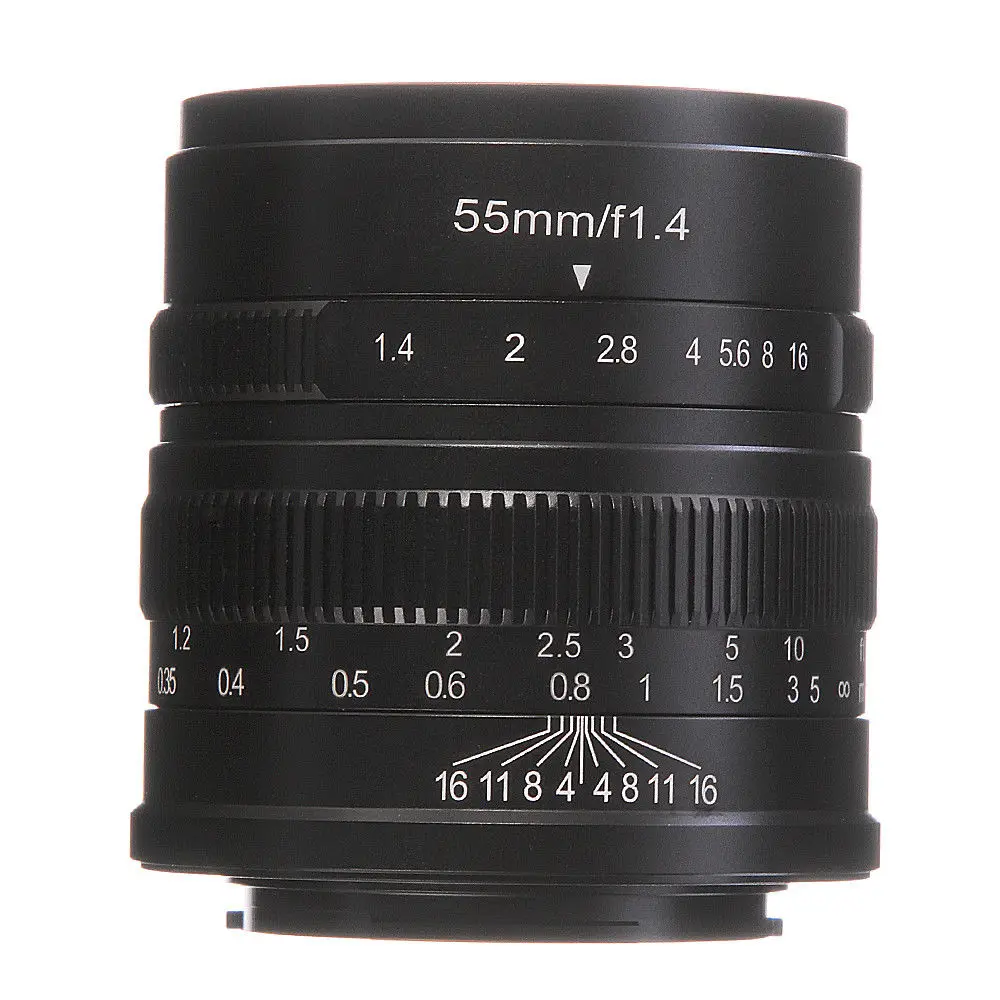 55 мм F/1,4 ручная фокусировка APS-C объектив для Canon EF-M крепление EOS M M10 M6