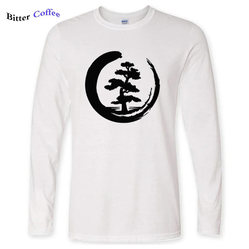 Футболка мужская с длинным рукавом забавная модная повседневная принтом