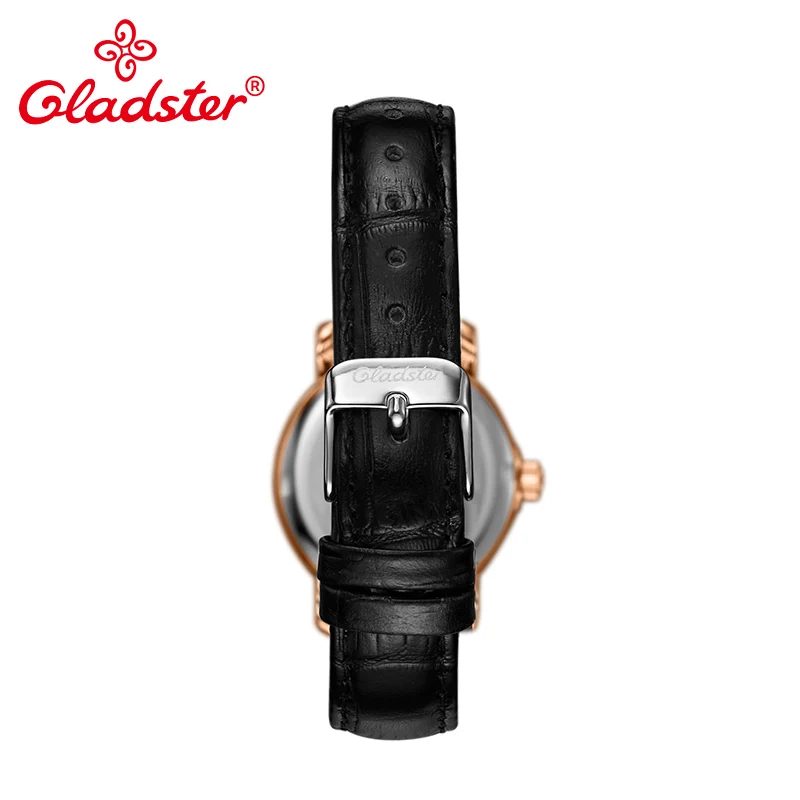 Gladster роскошные японские MIYOTA 2115 Часы повседневные золотые мужские кварцевые часы