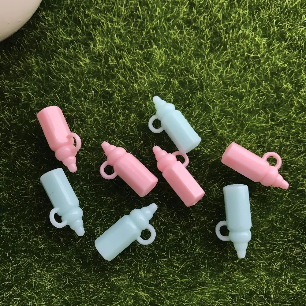 Бесплатная доставка цветной пластиковый кулон в виде бутылки макарон брелок