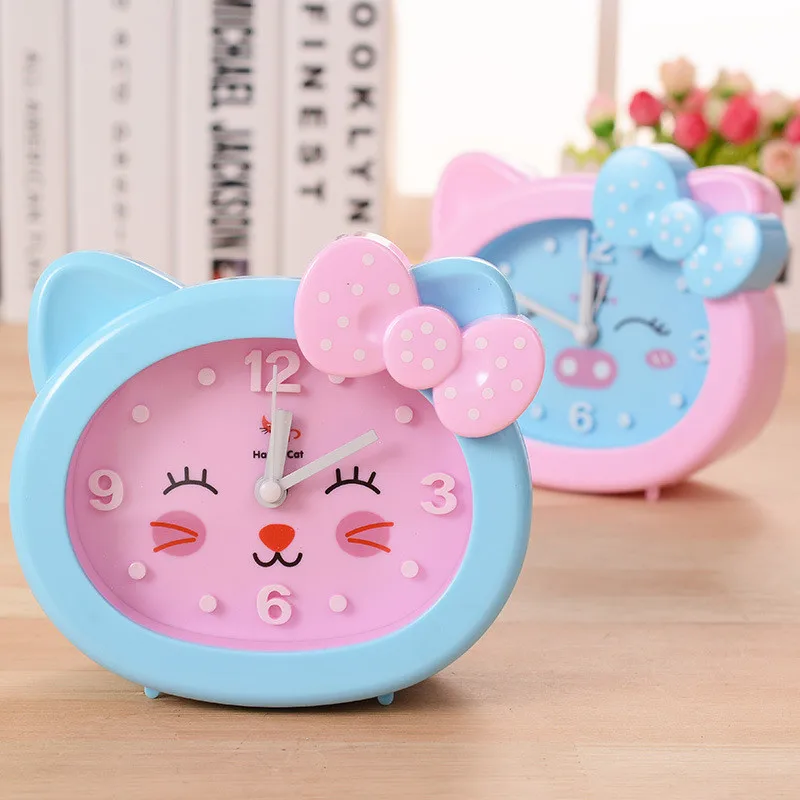 Детские кошки будильник корейские милые коробки студенческие таймер часы