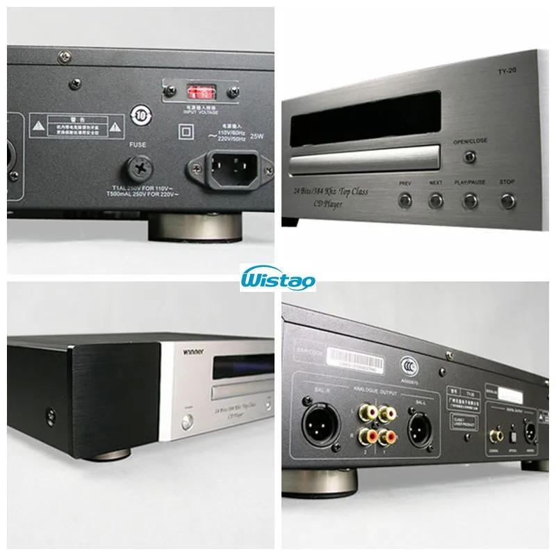 HIFI CD плеер Высокое качество движение с AD1955 декодирование независимый FET ламповый выход усилитель цепи Marantz аудио 110 В/220 В