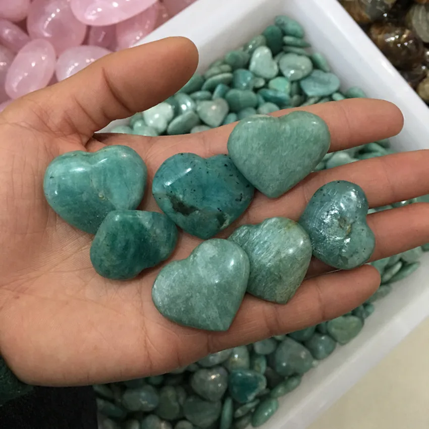 7 шт. натуральные драгоценные камни Tianhe сердце рейки целебные кристаллы как