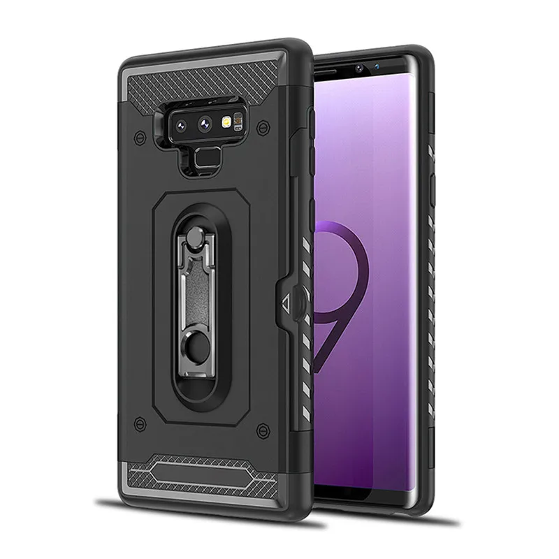Samsung s10 5G s8 s9 s10 Plus S10lite S10E note8 note9 A6Plus карточный кронштейн разъема ударопрочный антиосенний PU силиконовый защитный чехол