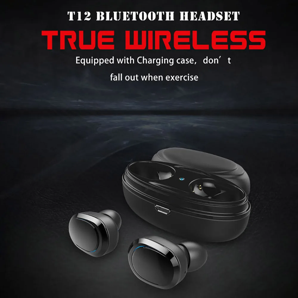 Наушники-вкладыши Tws Bluetooth 5 0 наушники стерео Водонепроницаемый мини