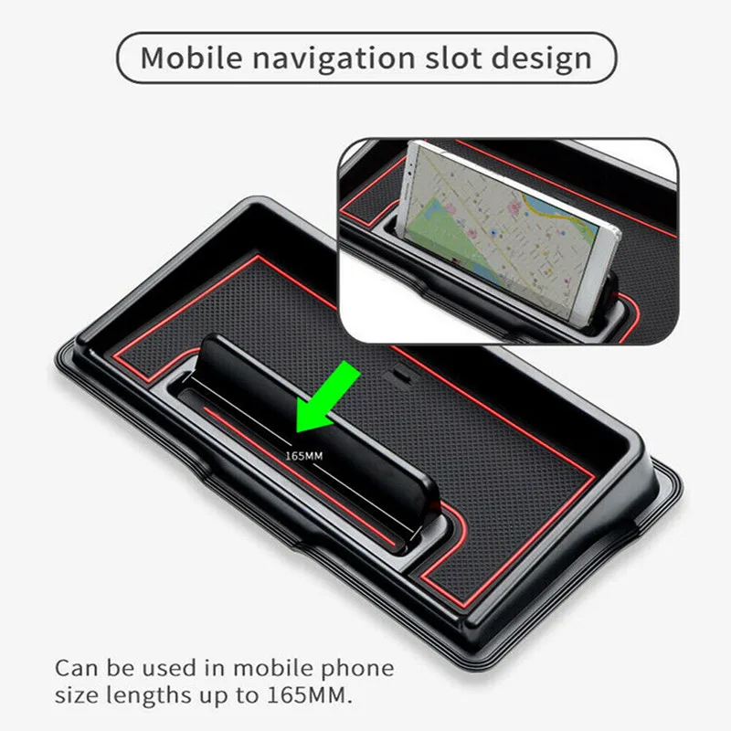 Car Dashboard Storage Box for Suzuki Jimny 2019 Multi-function Non-slip Phone Stand Bracket Console Tidying Organizer | Автомобили и
