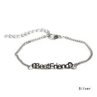 Letterring брелок лучшие друзья ручной цепи браслеты Forever браслет подарки Femme|Цепочки