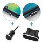 Металлический заглушка от пыли, разъем Micro USB для зарядки наушников, порт для Android, мобильный телефон, аксессуары, разъем 3,5, заглушка для порта гарнитуры, для извлечения карты