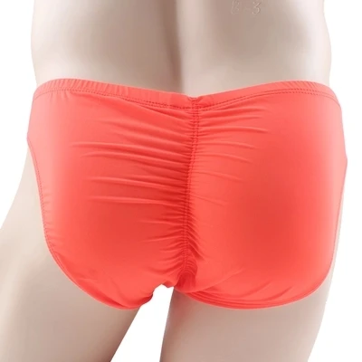 Новинка 2017 ультратонкое Мужское нижнее белье из ледяного шелка трусы с большими