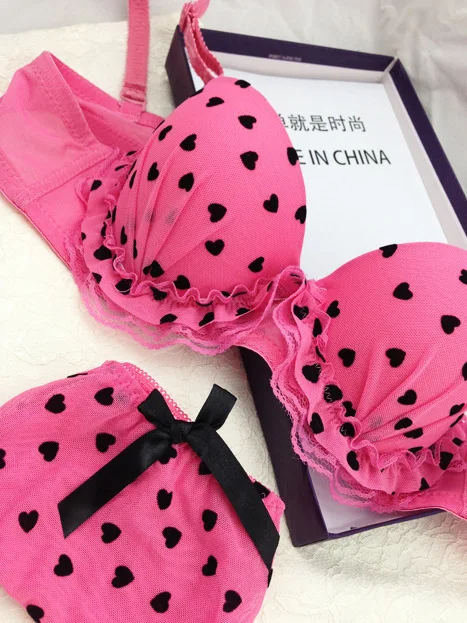 Для Женщин Кружевной Бюстгальтер Мягкий сексуальный бюстгальтер Push Up Set Conjuntos