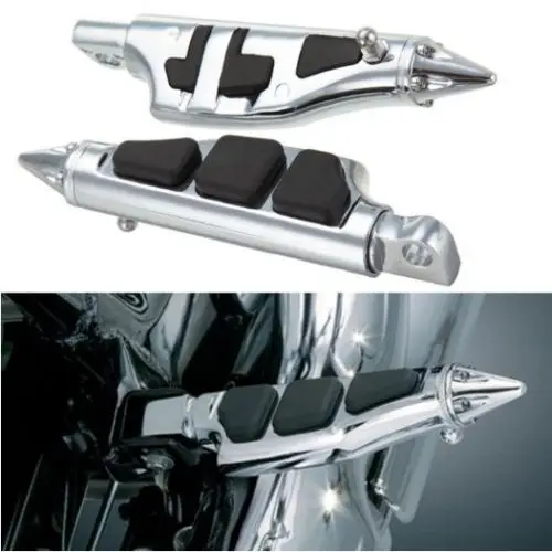 Пара хромированных колышек на шпильке для подножки ног Harley Softail Sportster Dyna Glide Fat Boy