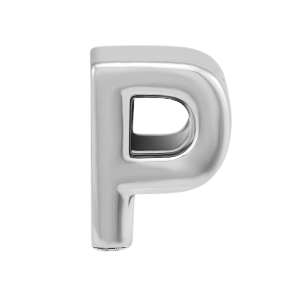 CKK Beads 2018 Letter P Charm Bead Fit Original Bracelets sterling silver jewelry Charms DIY beads for making | Украшения и