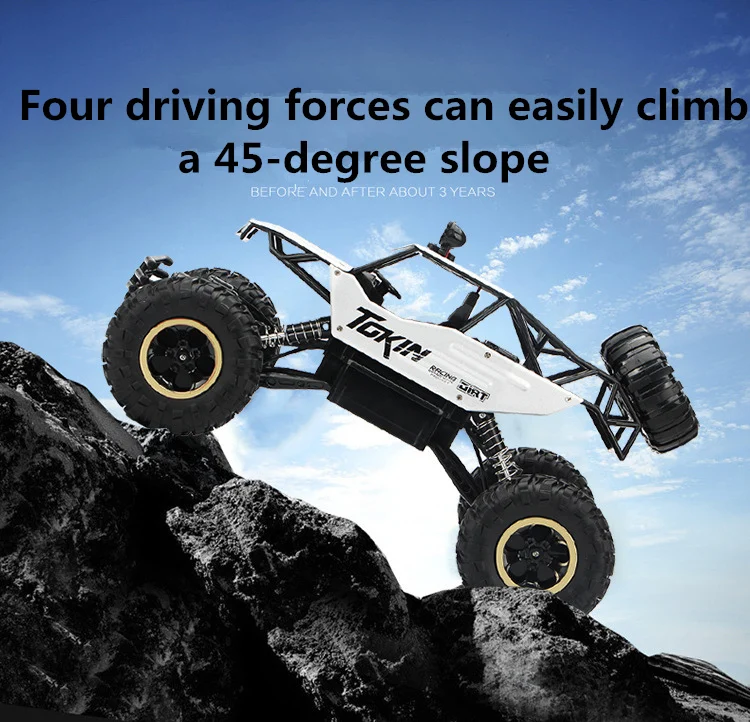 1/12 Радиоуправляемая машина 4WD холм альпинист 4X4 Двойной Мотор привод Bigfoot автомобили зарядка пульт дистанционного управления Внедорожник OYS модель игрушка для мальчиков