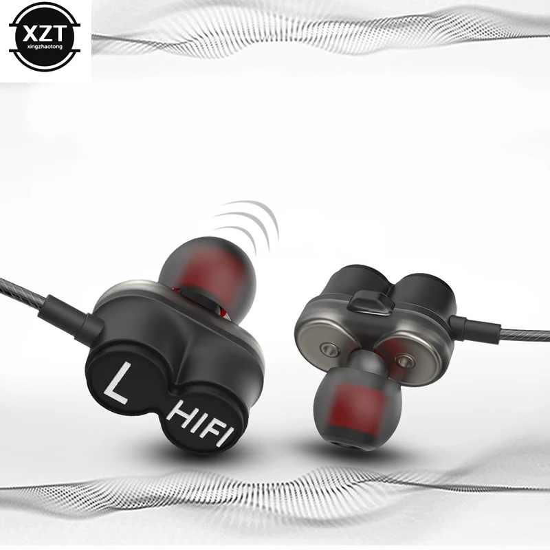 Проводные наушники вкладыши 3 5 мм Hi Fi стерео спортивные с микрофоном