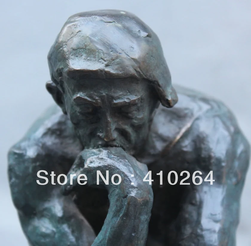 Хорошая скидка] Бесплатная доставка Изысканная 12 &quotРодин знаменитый мыслитель