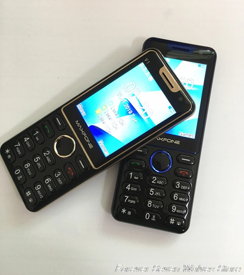 GSM 2G телефон V1 с тремя sim картами для пожилых людей 1800 мАч аккумулятор Поддержка