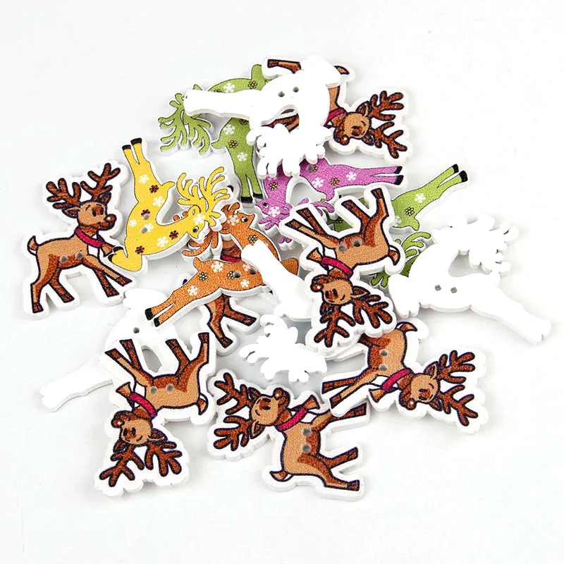 30 шт. деревянные аксессуары для рукоделия 22 х32 мм|accessori scrapbooking|buttons sewingdecorative buttons |