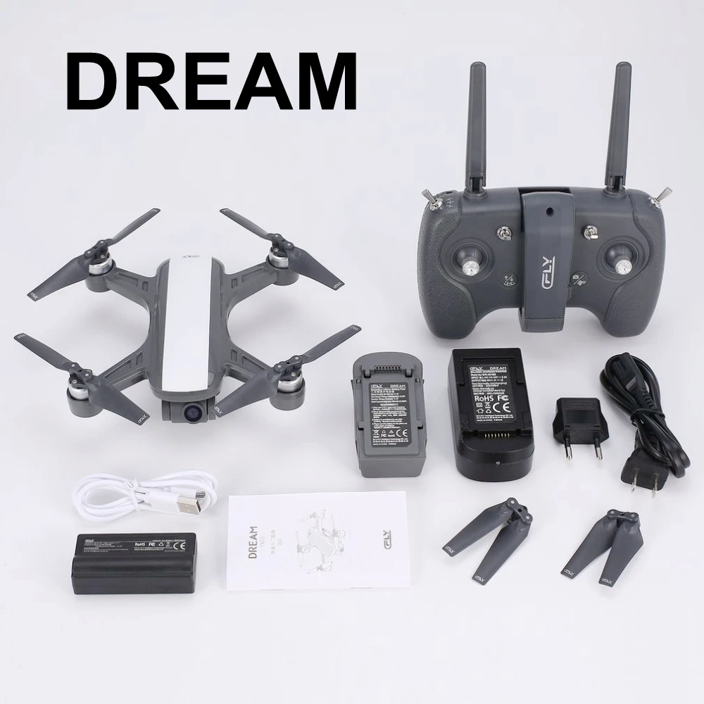 CFLY Dream GPS Радиоуправляемый бесщеточный двигатель 5G Wifi FPV 4K Pixel HD камера следуй за