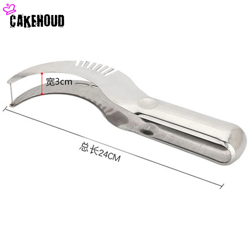 Высокопрочный нож для резки арбуза из нержавеющей стали|kitchen gadgets|vegetable toolsmelon cutter |