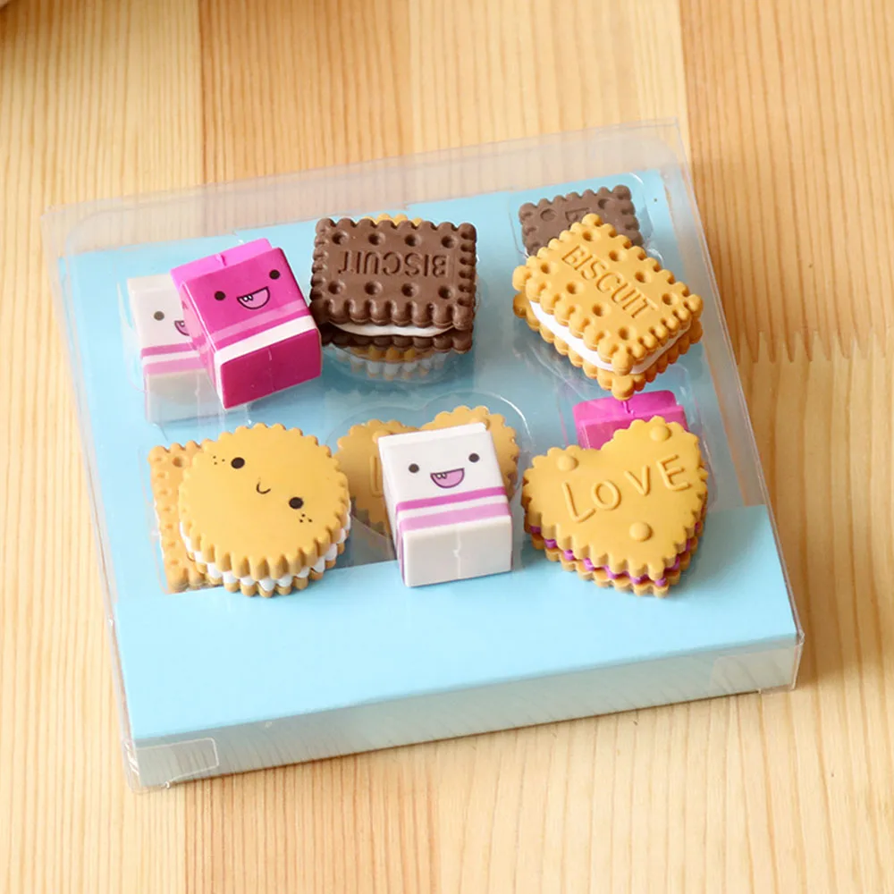 Мультфильм каваи красочный учебник резиновый новый канцелярский карандаш