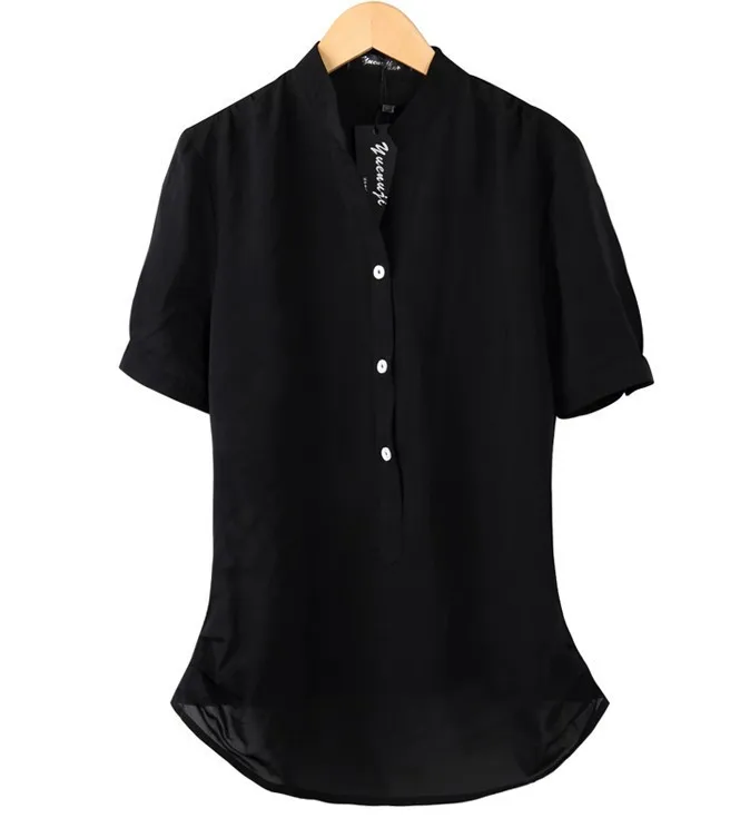 2016 Новая Мода Женская одежда футболка футболки Шифоновая Футболка Sexy шифон