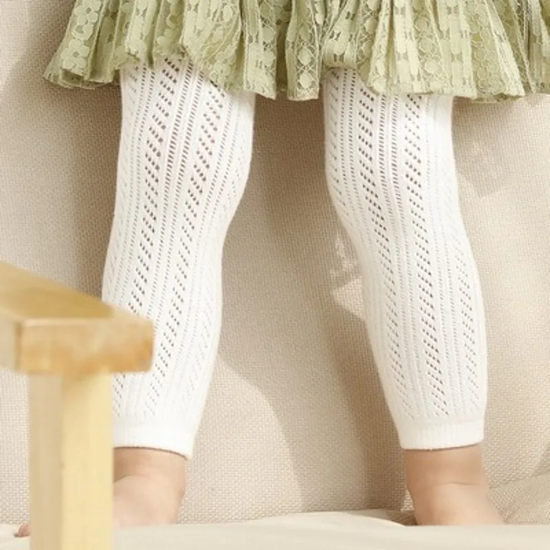 Детские колготки в Корейском стиле детские с выдолбленными большими сетчатыми