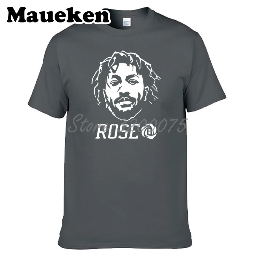 Мужская футболка The Roses Bloom 1 Derrick Rose Minnesota Chicago MVP одежда мужская с круглым вырезом