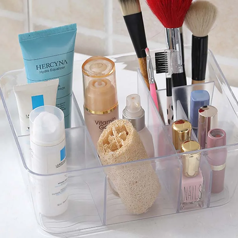 

Multi-functional Skin Care Products Remote Control Cosmetics Jewelry Storage Box Make Up Cosmetics Organizer Storage Box