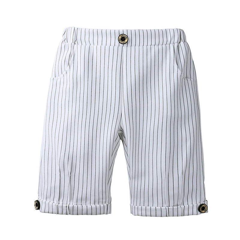Baby Boy Gentleman Clothes Set Summer Suit For Toddler Striped Shirt with Bow Tie+ Short pants Formal Boys set TZ670 |
