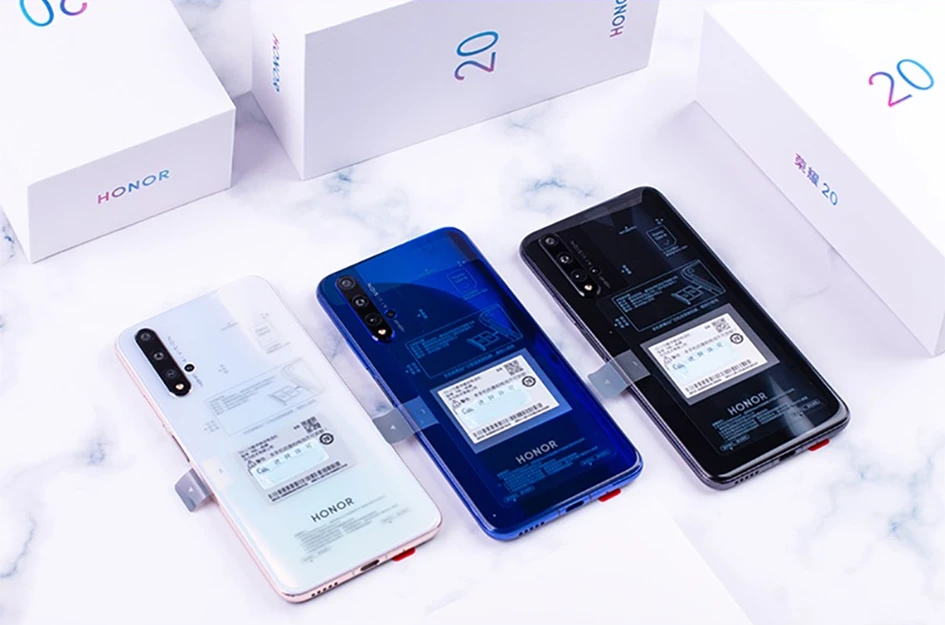 honor 20, honor 20, мобильный телефон Kirin 980, четыре ядра, 8 Гб ram, 256 ГБ ram, 6,2 дюймов, 3750 мАч, супер зарядка, Bluetooth