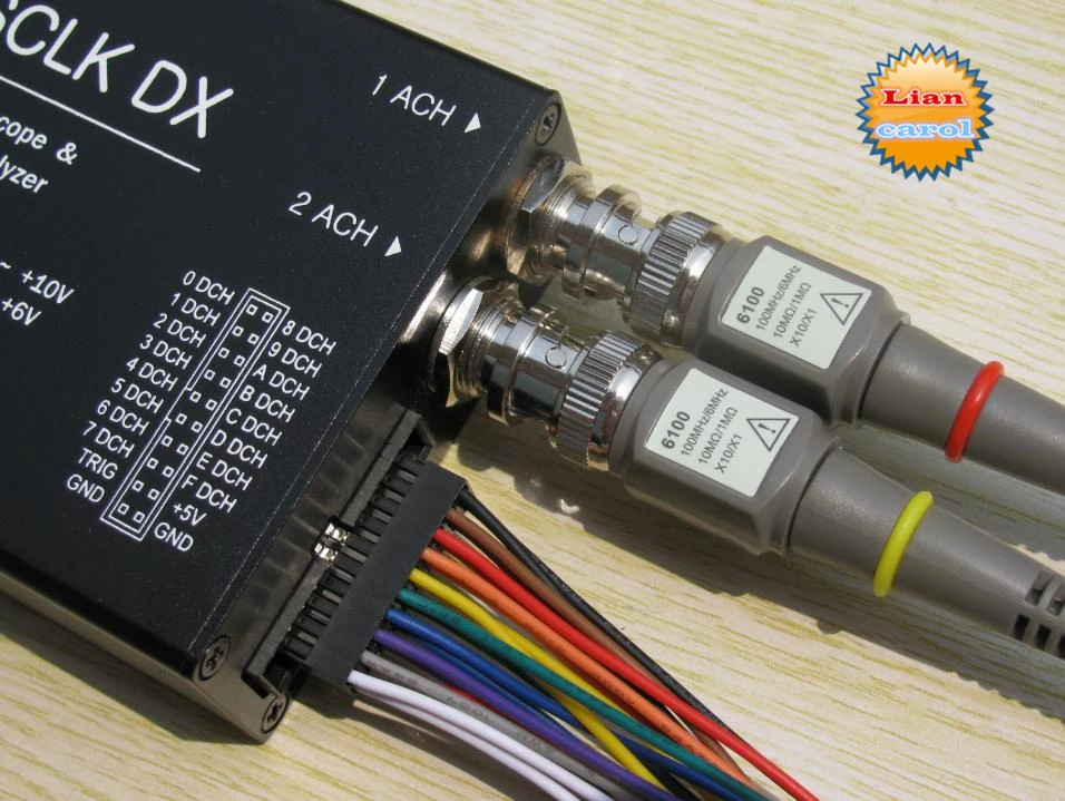 USBee DX Pro 16 дорога анализатора логики 2 канала Осциллограф|oscilloscope|oscilloscope logic