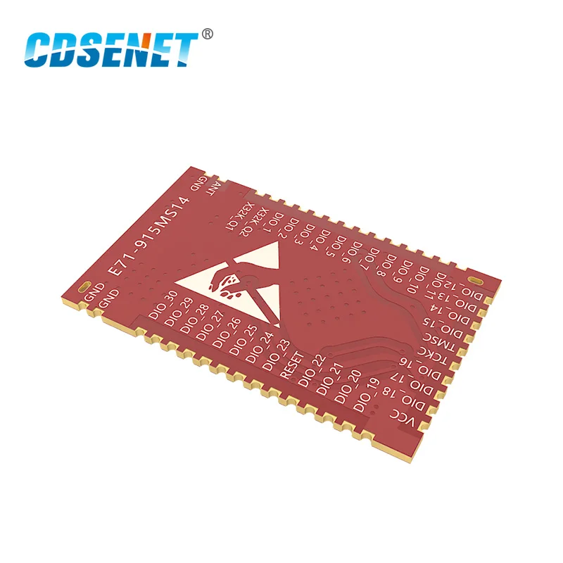 

CC1310 915MHz Dual Core Microcontroller rf Transceiver CDSENET E70-915T14S SMD 14dBm PEX Antenna 915 MHz Transmitter Receiver