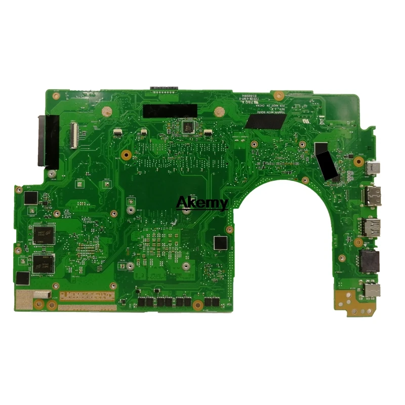 Verkaufen Für For Asus Fliegen Festung X580 X580V X580VD X580VN Laptop Motherboard Mianboard Mit GTX 1050 Grafikkarte I7-7700HQ Cpu