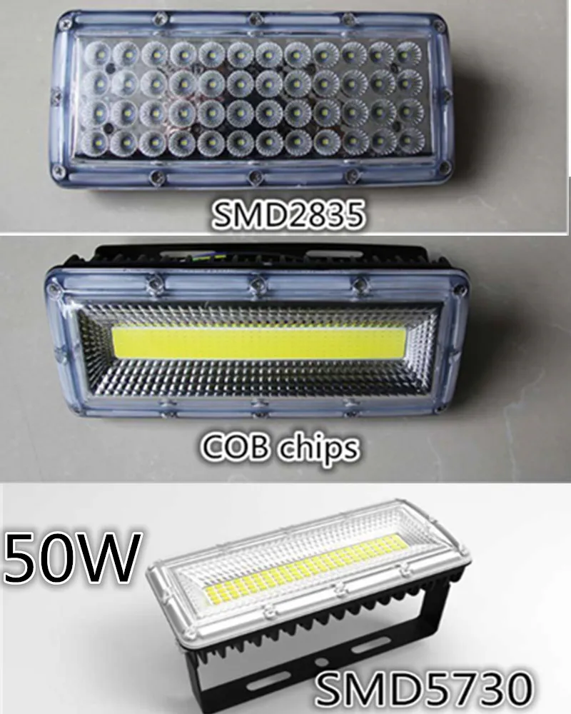 Светодиодные прожекторы 10 Вт 50w100w AC85V 265V IP65 Пейзаж света открытый фонари