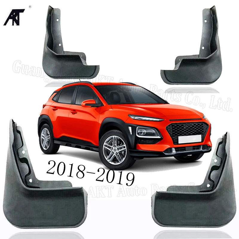 

Брызговики для Hyundai Kona 2018-2019, брызговики, брызговики, литая Передняя и задняя часть