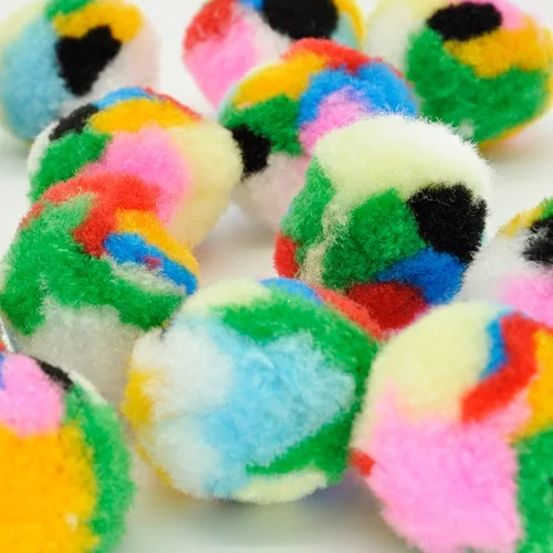 Pompom Westrice 18 различных маленьких Мини игральных мышек игрушки подарок для кошек собаки котята значение игрушки для домашних животных пакеты, мышь, мяч, носки - Цвет: Pompom