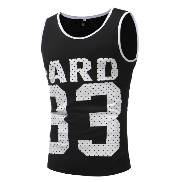 

New Men's Fashion 33 Digital Print Personalized Slim High Quality Vest