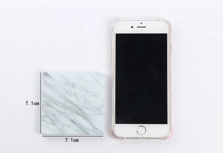 

1pcs square Stone color Self-Adhesive Memo Pad Sticky Notes memo boards Bookmark School Office Supply Escolar Papelaria
